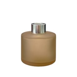 Okrągły dyfuzor zapachowy w kolorze pomarańczowego welwetu