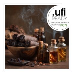 Drewno i olejek eteryczny w butelkach, aromatyczny dym — AF70 4119