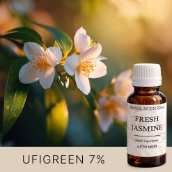 Białe kwiaty jaśminu w promieniach słońca.