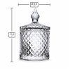 Pojemnik szklany do zalewu świec 130 ml transparentny kryształ N10 001A – wymiary