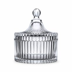 Pojemnik szklany do zalewu świec 200 ml transparentny kryształ N10 002 – zdjęcie produktu
