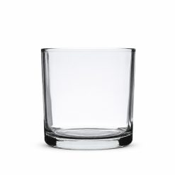 Pojemnik szklany do zalewu świec 400 ml transparentny okrągły walec N10 003 – zdjęcie produktu