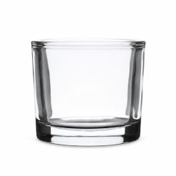 Pojemnik szklany do zalewu świec 220 ml transparentny okrągły walec N10 007 – zdjęcie produktu