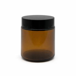 Pojemnik szklany do zalewu świec 100 ml bursztyn słoik N10 032 – zdjęcie produktu