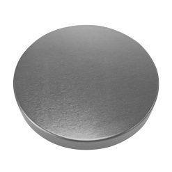 Pokrywka metalowe srebrna do szkła