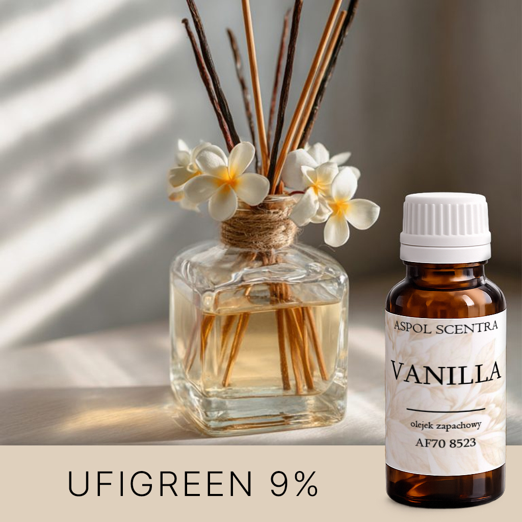 Patyczki zapachowe z olejkiem i kwiatami plumerii.