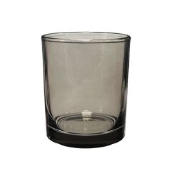 Pojemnik szklany K10 012 w kolorze czarnego dymu