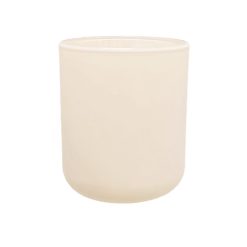 Pojemnik szklany K10 022 w kolorze kremowym