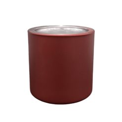 Pojemnik szklany K10 007 w kolorze czerwonym