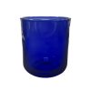 Pojemnik szklany K10 022 w kolorze szafirowym