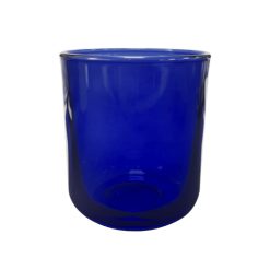 Pojemnik szklany K10 022 w kolorze szafirowym