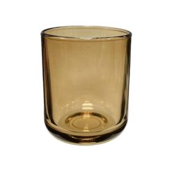 Pojemnik szklany K10 022 w kolorze brązowym