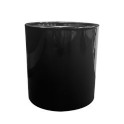 Pojemnik szklany K10 003 w kolorze czarnym