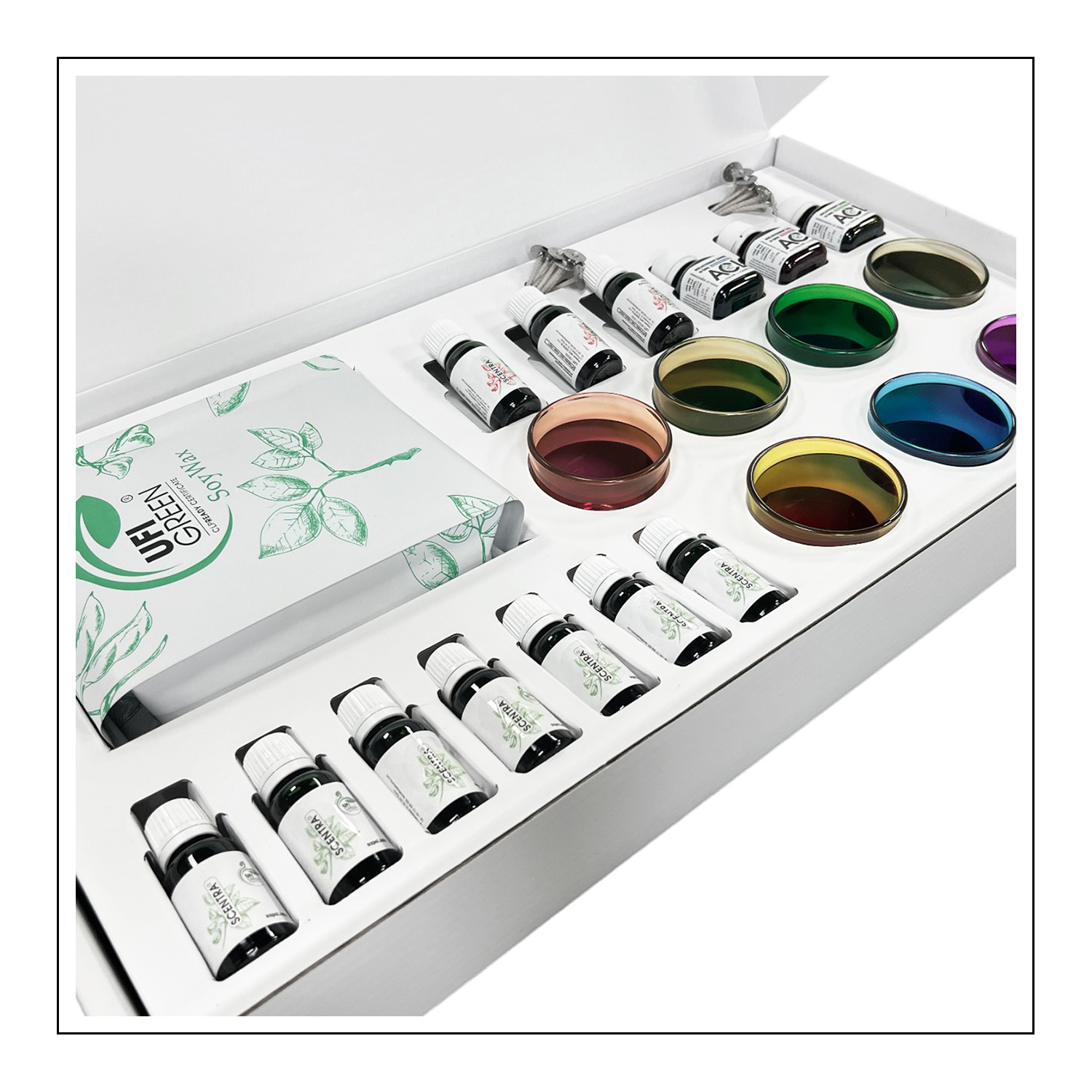 Zestaw DIY do tworzenie świec "My First Soy Candles" - Duży - obrazek 2