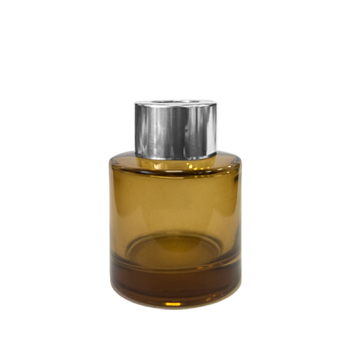 Dyfuzor zapachowy okrągły jasno brązowy błysk 50 ml – silver