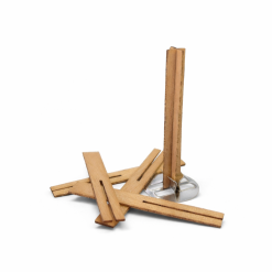 Knot drewniany krzyżykowy - zdjęcie