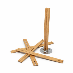 Knot drewniany krzyżykowy [8 x 100 mm] [zestaw 5 sztuk]