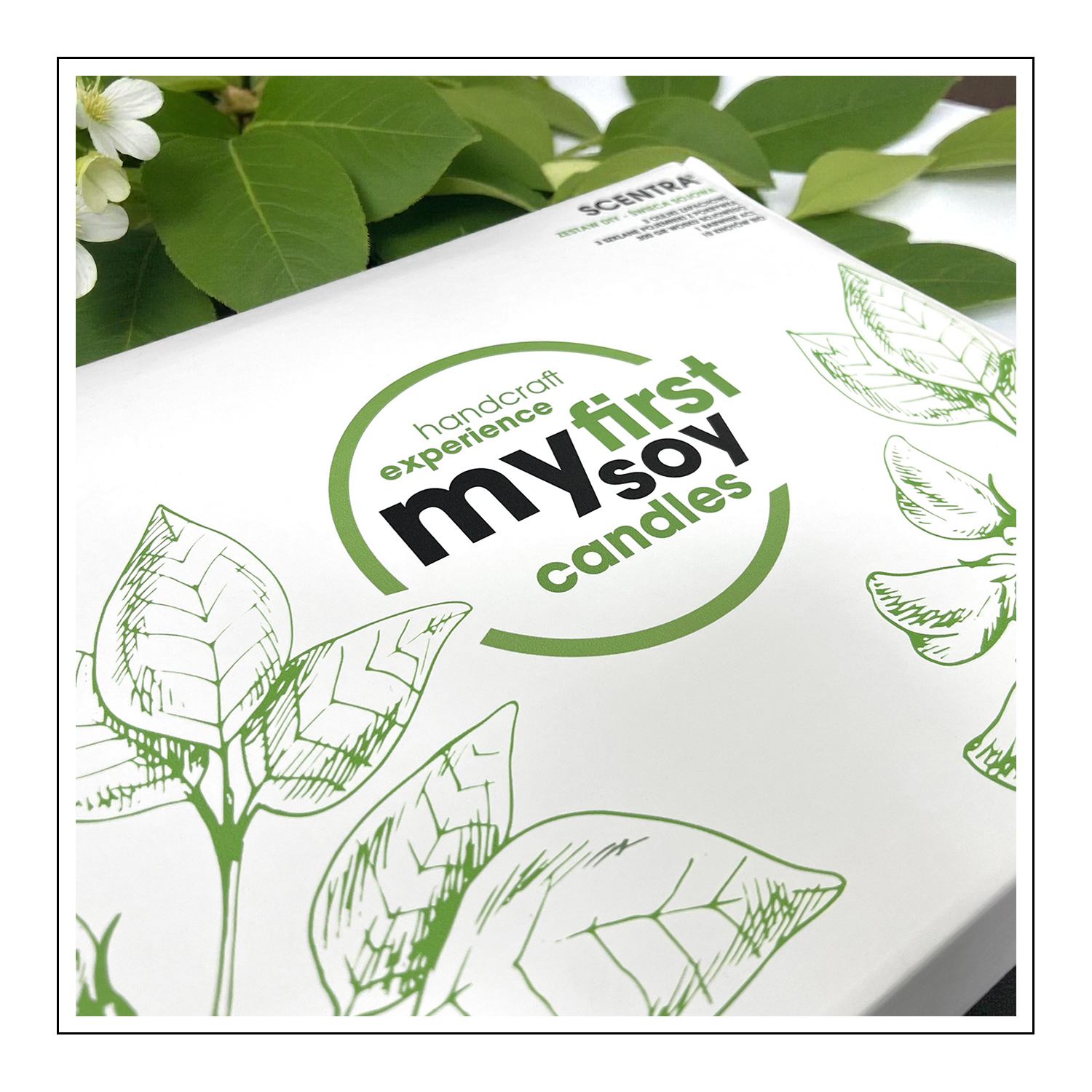 Zestaw DIY do tworzenie świec "My First Soy Candles" - Mały