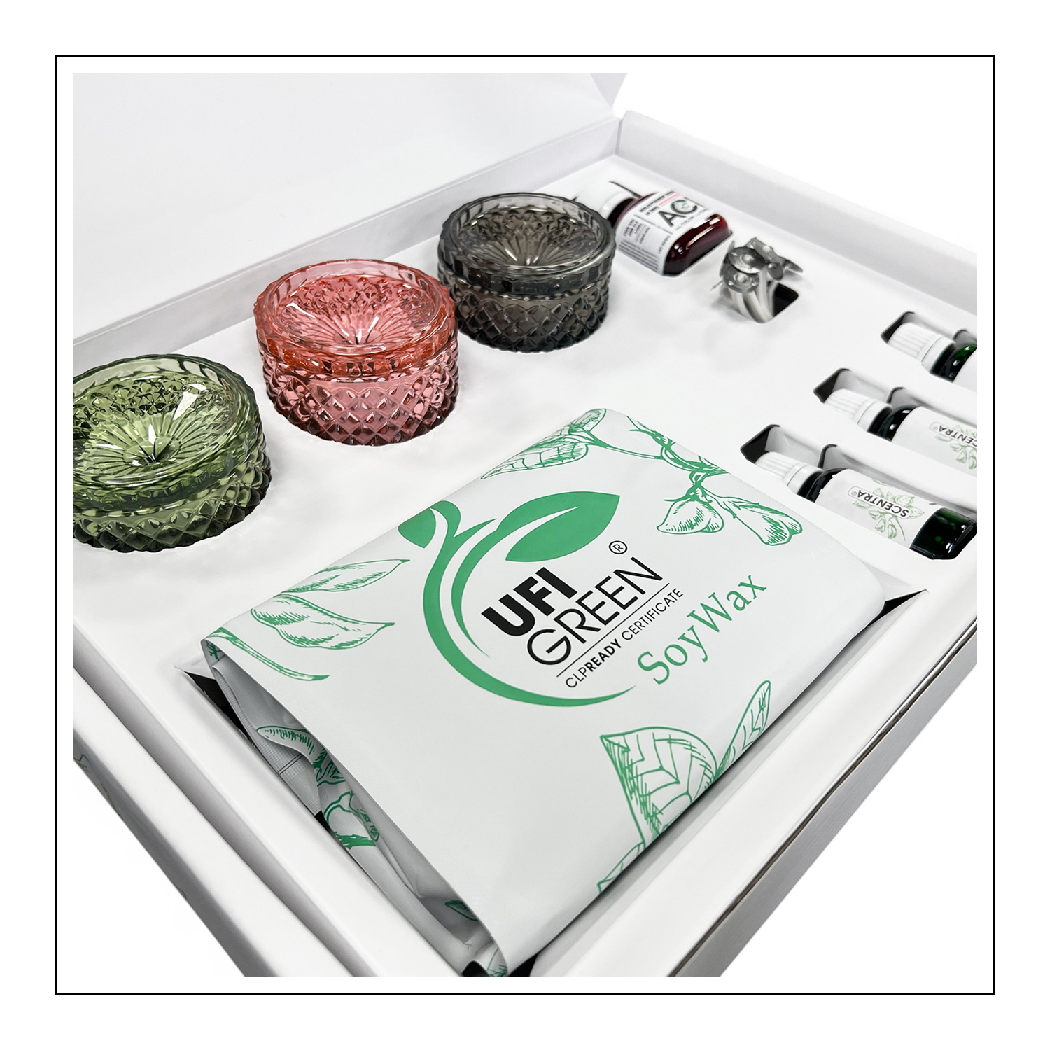 Zestaw DIY do tworzenie świec "My First Soy Candles" - Mały - obrazek 2