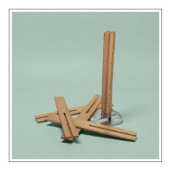 Drewniany knot krzyżykowy 8x60mm