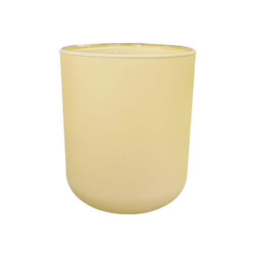 Pojemnik szklany K10 022 w kolorze słonecznika