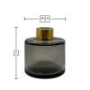 Dyfuzor zapachowy okrągły czarny dymny transparent 100 ml – gold – wymiary produktu