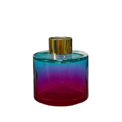 Dyfuzor zapachowy okrągły Niebiesko Różowy OMBRE 100 ml – gold – szkło do dyfuzora, widok produktu