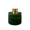 Dyfuzor zapachowy okrągły zielony transparent 100 ml – gold – szkło do dyfuzora, widok produktu