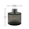 Dyfuzor zapachowy okrągły czarny dymny transparent 100 ml – silver – wymiary produktu