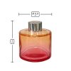 Dyfuzor zapachowy okrągły Różowo Pomarańczowy OMBRE 100 ml – silver – wymiary produktu