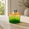 Dyfuzor zapachowy okrągły Pomarańczowo Zielony OMBRE 100 ml – silver – zdjęcie produktu