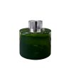 Dyfuzor zapachowy okrągły zielony transparent 100 ml – silver – szkło do dyfuzora, widok produktu