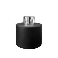 Dyfuzor zapachowy okrągły czarny mat 100 ml – silver – szkło do dyfuzora, widok produktu
