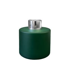 Dyfuzor zapachowy okrągły zielony mat 100 ml – silver – szkło do dyfuzora, widok produktu