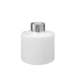 Dyfuzor zapachowy okrągły biały błysk 100 ml – silver – szkło do dyfuzora, widok produktu