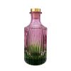 Dyfuzor ryflowany – Różowo zielony ombre 200 ml – gold – szkło do dyfuzora, widok produktu