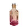 Dyfuzor ryflowany – Pomarańczowo różowy ombre 200 ml – silver – szkło do dyfuzora, widok produktu