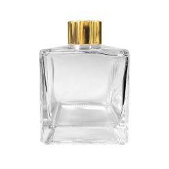 Dyfuzor zapachowy kwadrat 200 ml – gold – szkło do dyfuzora, widok produktu