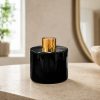 Dyfuzor zapachowy okrągły czarny błysk 150 ml – gold – zdjęcie produktu