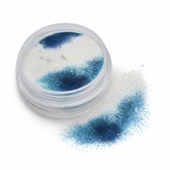 Pigment perłowy Exterior Dazzling Peacock Blue – zdjęcie produktu w otwartym opakowaniu na białym tle