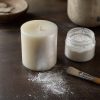 Pigment perłowy White Pearl – zastosowanie pigmentu perłowego na świecy w pracowni